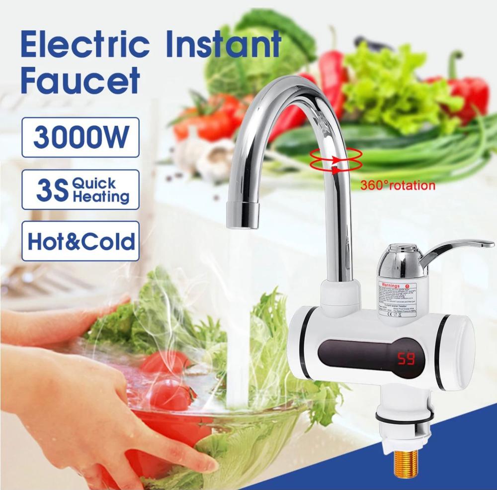 instant electric water heater tap, instant electric heater ,instant electric faucet electric geaser electric geasor electric water geaser hot water , witin seconds hot water available