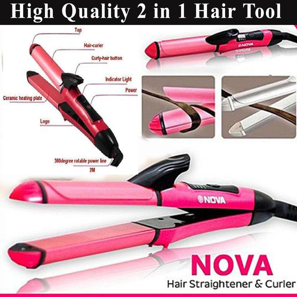 Nova 2in1  Straightener & curler