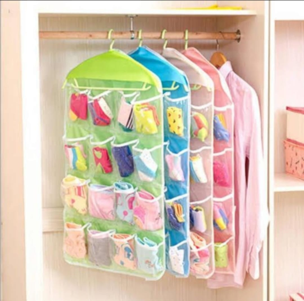 Underwear Drawer Organizer, 3 Sets of Foldable Closet Storage Boxes,  Drawers for Underwear, Bras and Socks, or Closet Storage Bags, Including 