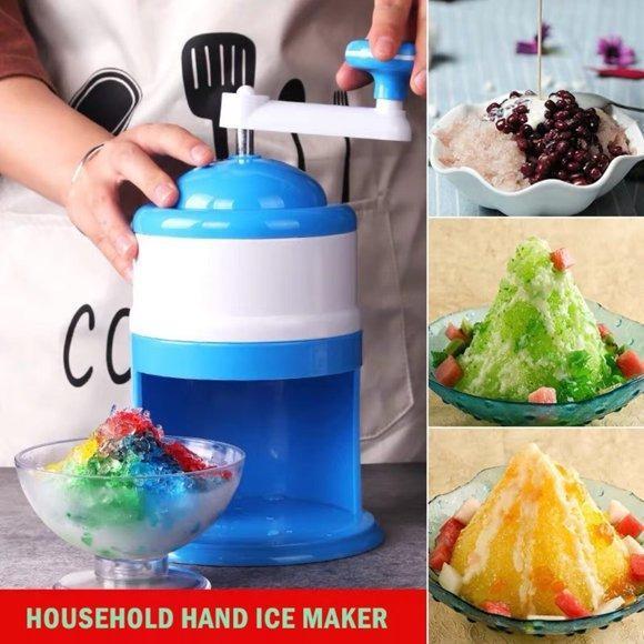 Gola Maker Machine, Ice Gola Maker, Manual Ice Crusher, Non Electric Ice Gola Maker, Handy Ice Snow Maker for Summer, Indoor Outdoor Manual Gola